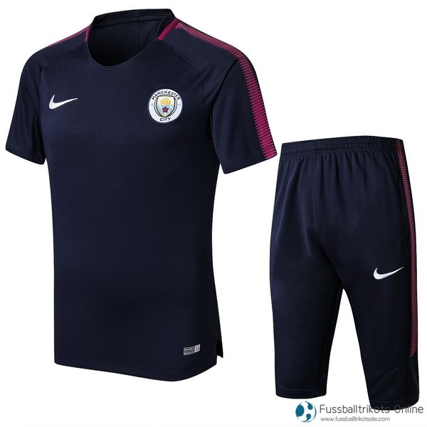 Manchester City Training Shirts Set Komplett 2017-18 Blau Marine Fussballtrikots Günstig